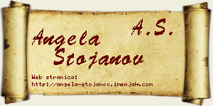 Angela Stojanov vizit kartica